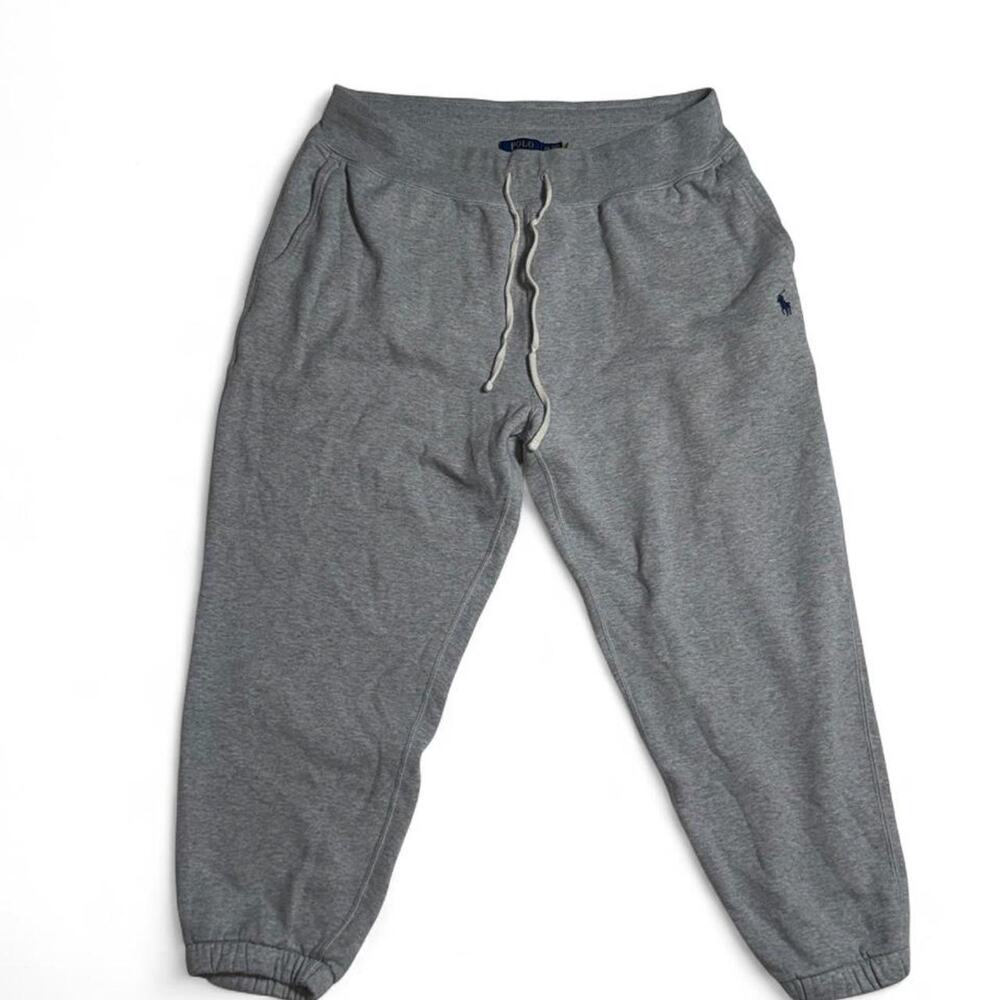 Gray polo ralph lauren sweatpants